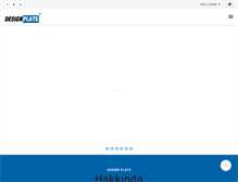 Tablet Screenshot of designplate.com.tr